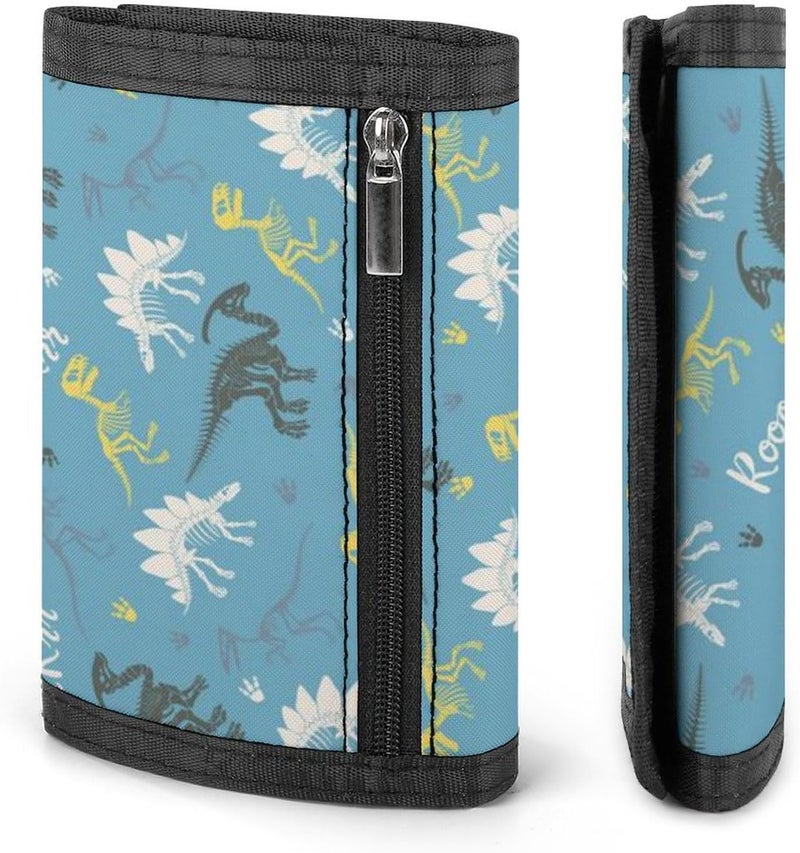 Maplerich Kids Wallet for Boys Girls- Kids Trifold Wallet Ages 4-18, Dinosaur Wallets for Teen Boys, Cute Wallet with Coin Pocket and Card Holders, Children Birthday Gift (Dinosaur) - Image 3